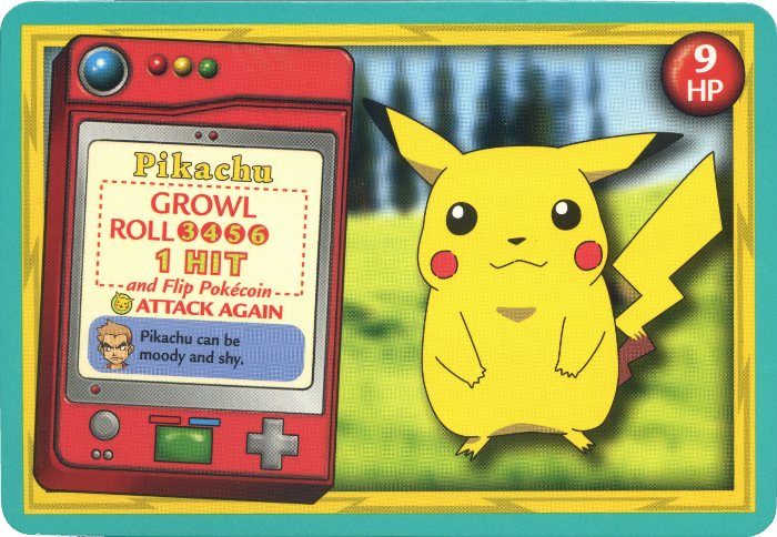Fichier:Pokémon Jr. - Carte Pikachu 2 recto.png